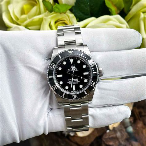 rolex submariner tali jam kulit|Rolex Submariner black dial.